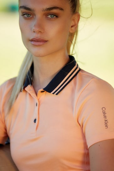 Calvin Klein Golf Orange Primrose Dress