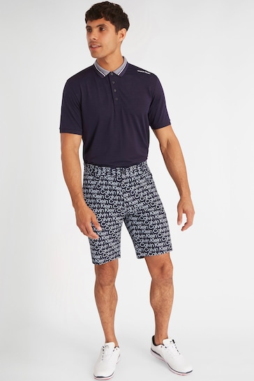 Calvin Klein Golf Blue Printed Genius Shorts