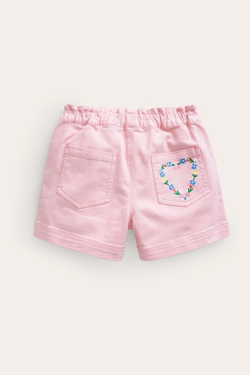 Boden Pink Pull-on Shorts