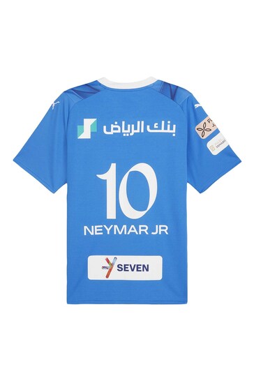 Fanatics Blue Al Hilal Home Shirt #10 Neymar Replica 2023-24