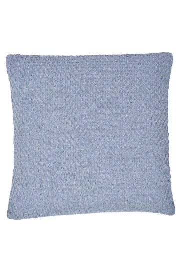 Drift Home Blue Hayden Filled 100% Cotton Cushion