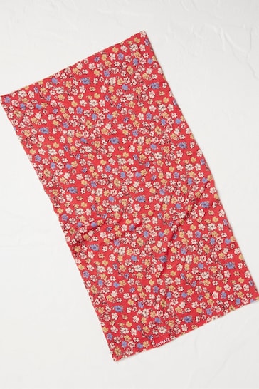 FatFace Red Ditsy Floral Multi Snood