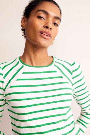 Boden Green Arabella Stripe T-Shirt