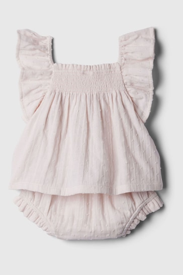 Gap Pink Flutter Baby Outfit Set (Newborn-24mths)