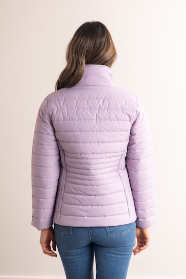 Lakeland Leather Purple Jolie Quilted Jacket