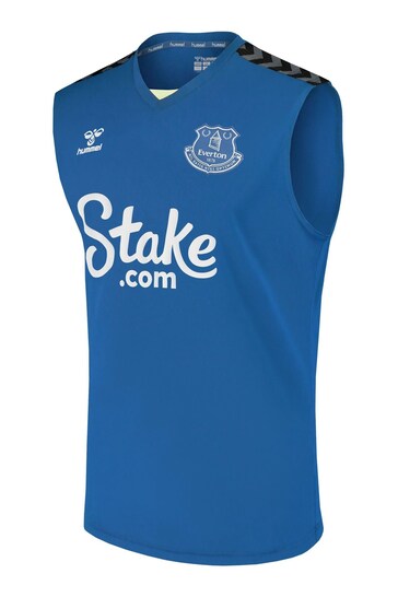 adidas Blue Everton Hummel Training Vest