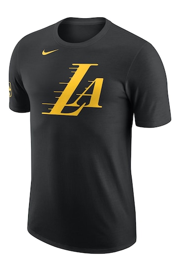 Fanatics NBA Los Angeles Lakers City Edition Logo Black T-Shirt