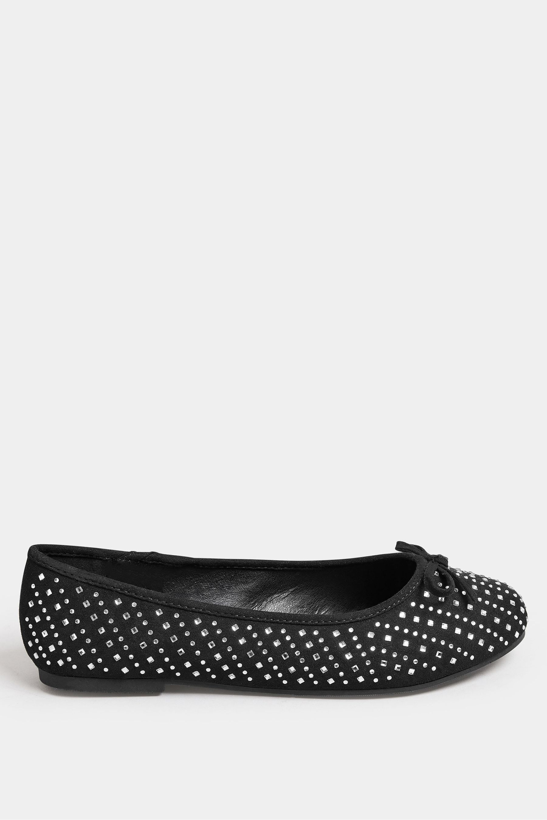 Black sparkly shoes wide fit online