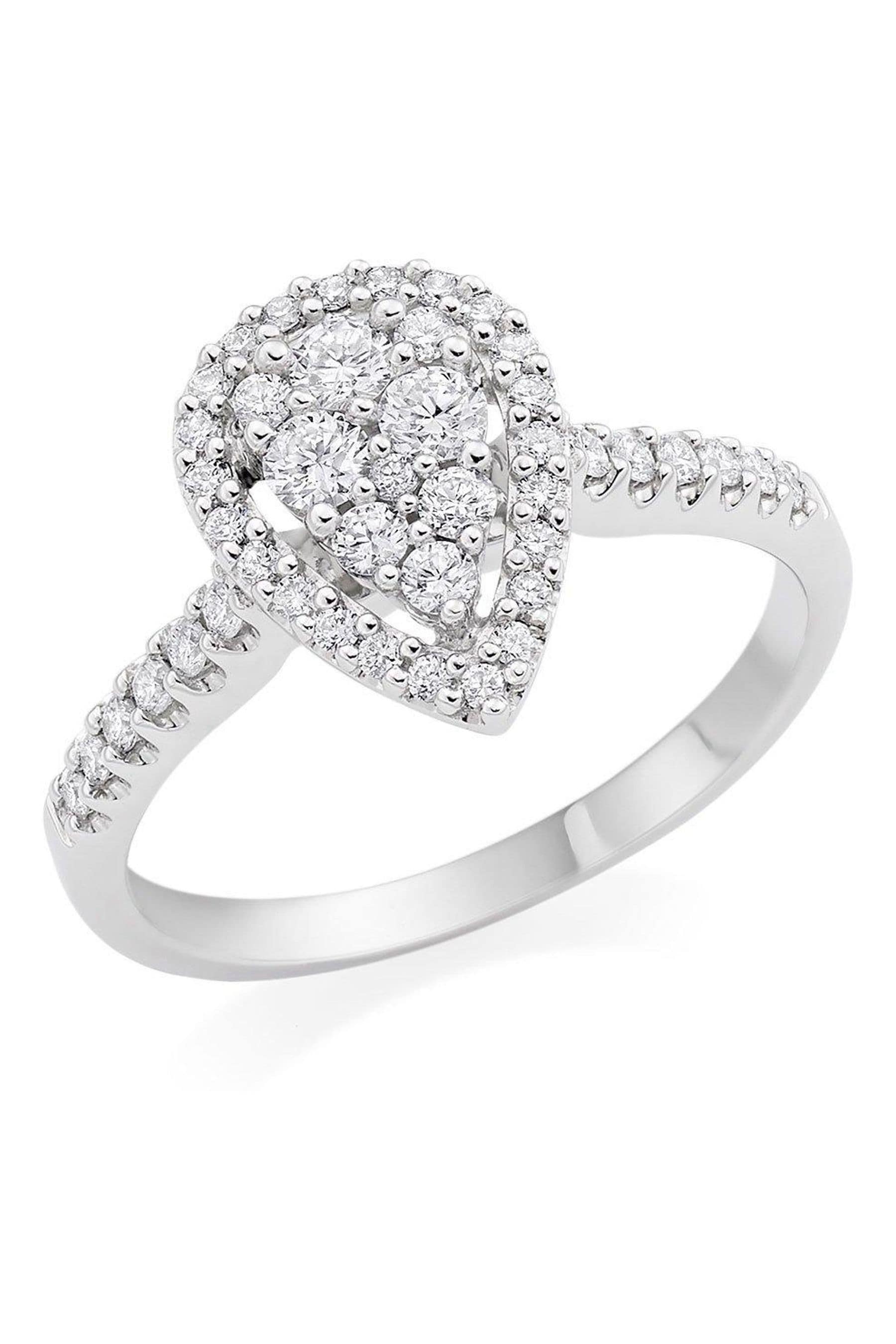 Beaverbrooks outlet pear ring
