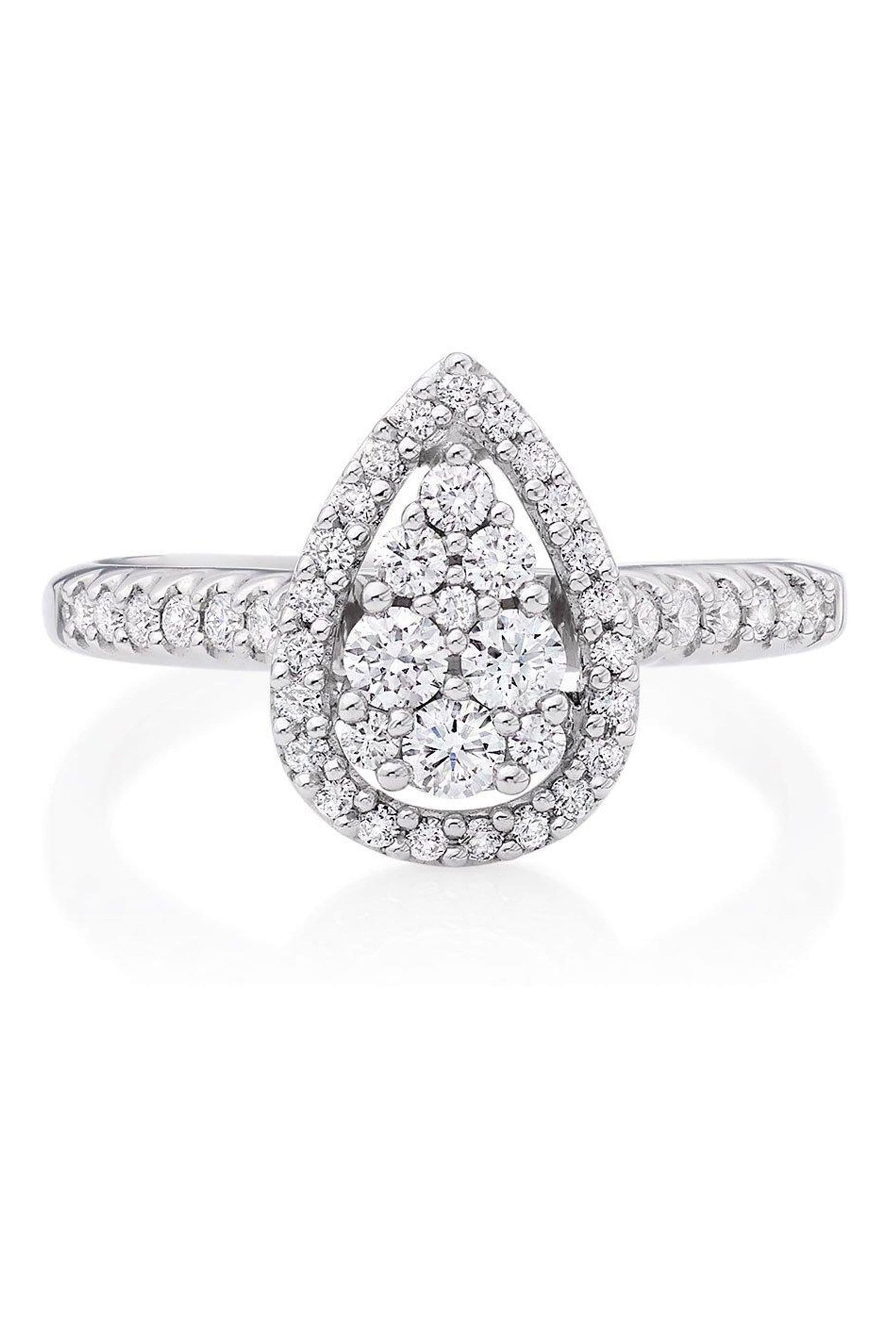 Beaverbrooks outlet pear ring