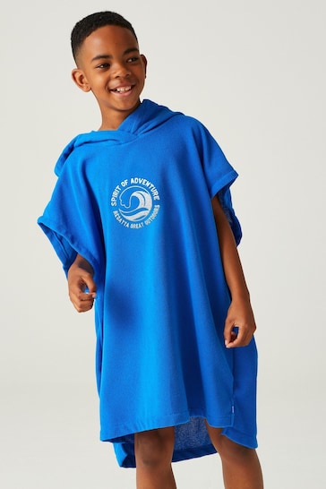 Regatta Blue Kids Towel Robe