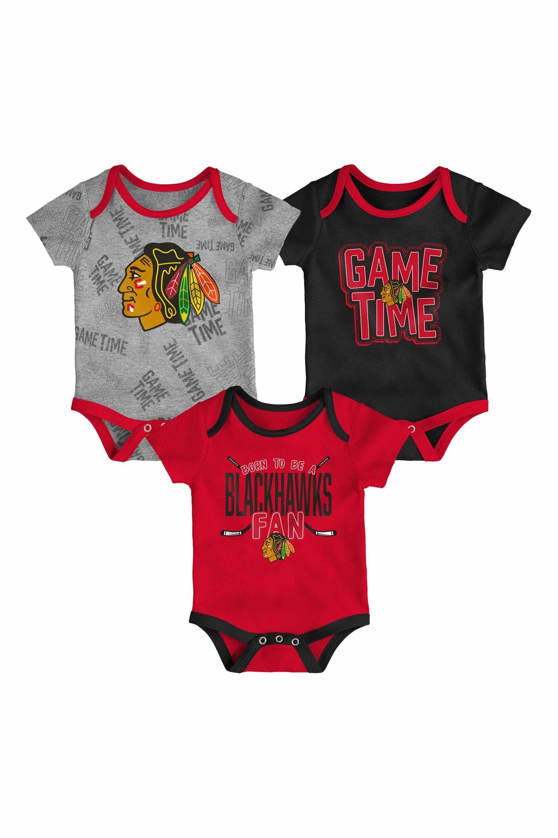 Buy Fanatics NHL Chicago Blackhawks 3 Piece Game Time Black