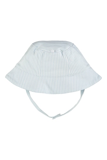Emile et Rose Blue Narrow stripe Fishermans Hat with chin strap