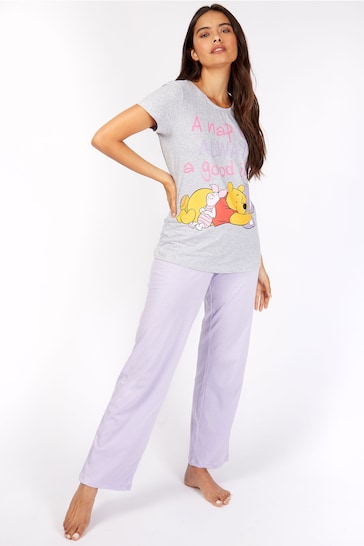 Character Grey Ladies Winnie The Pooh Pyjamas