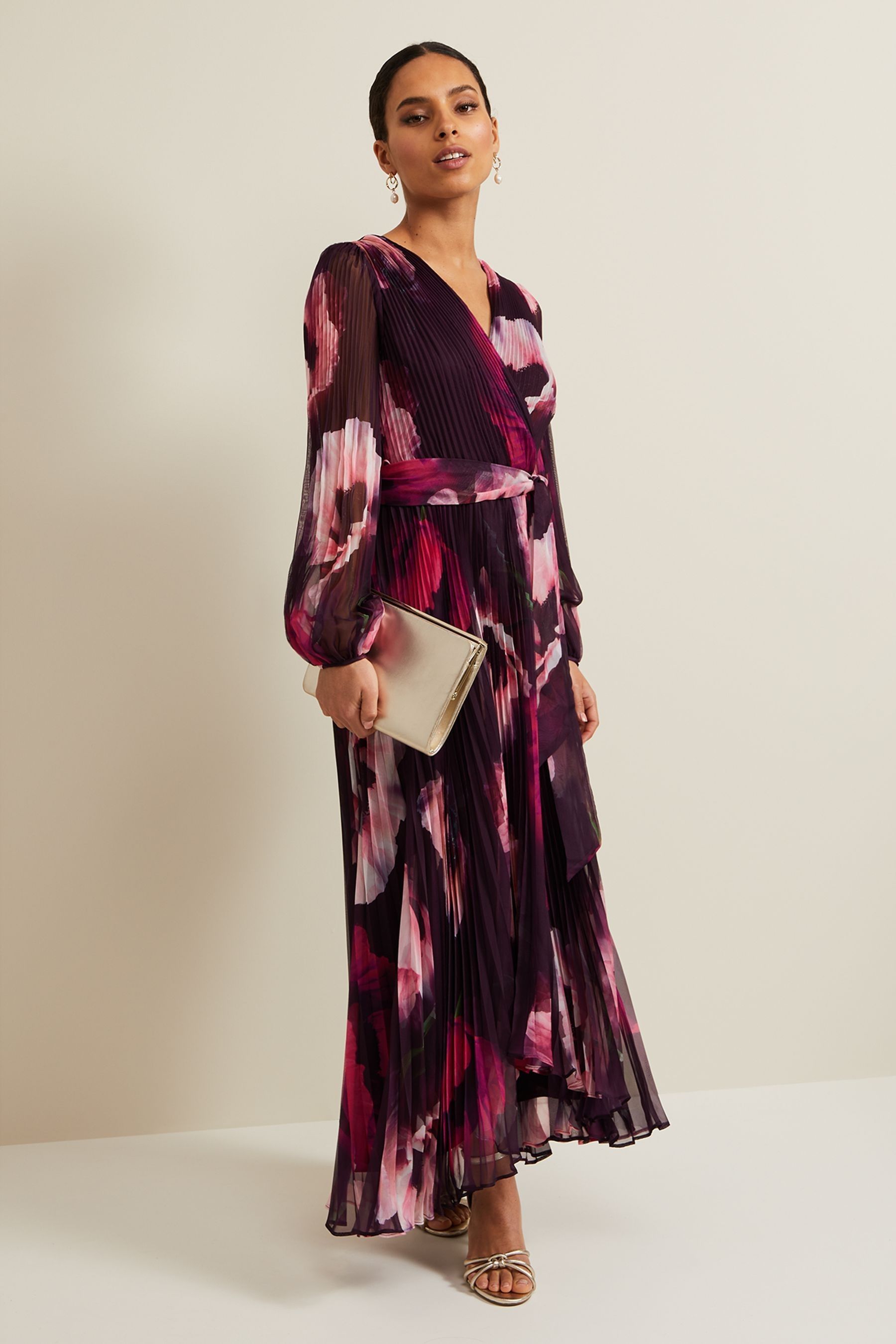 Cadbury purple hot sale maxi dress