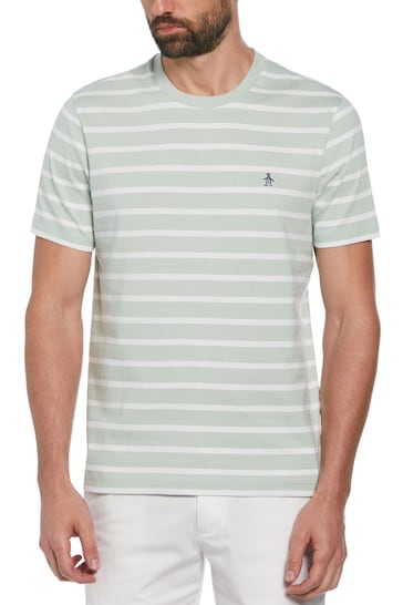 Original Penguin Breton Stripe Organic Cotton Jersey T-Shirt