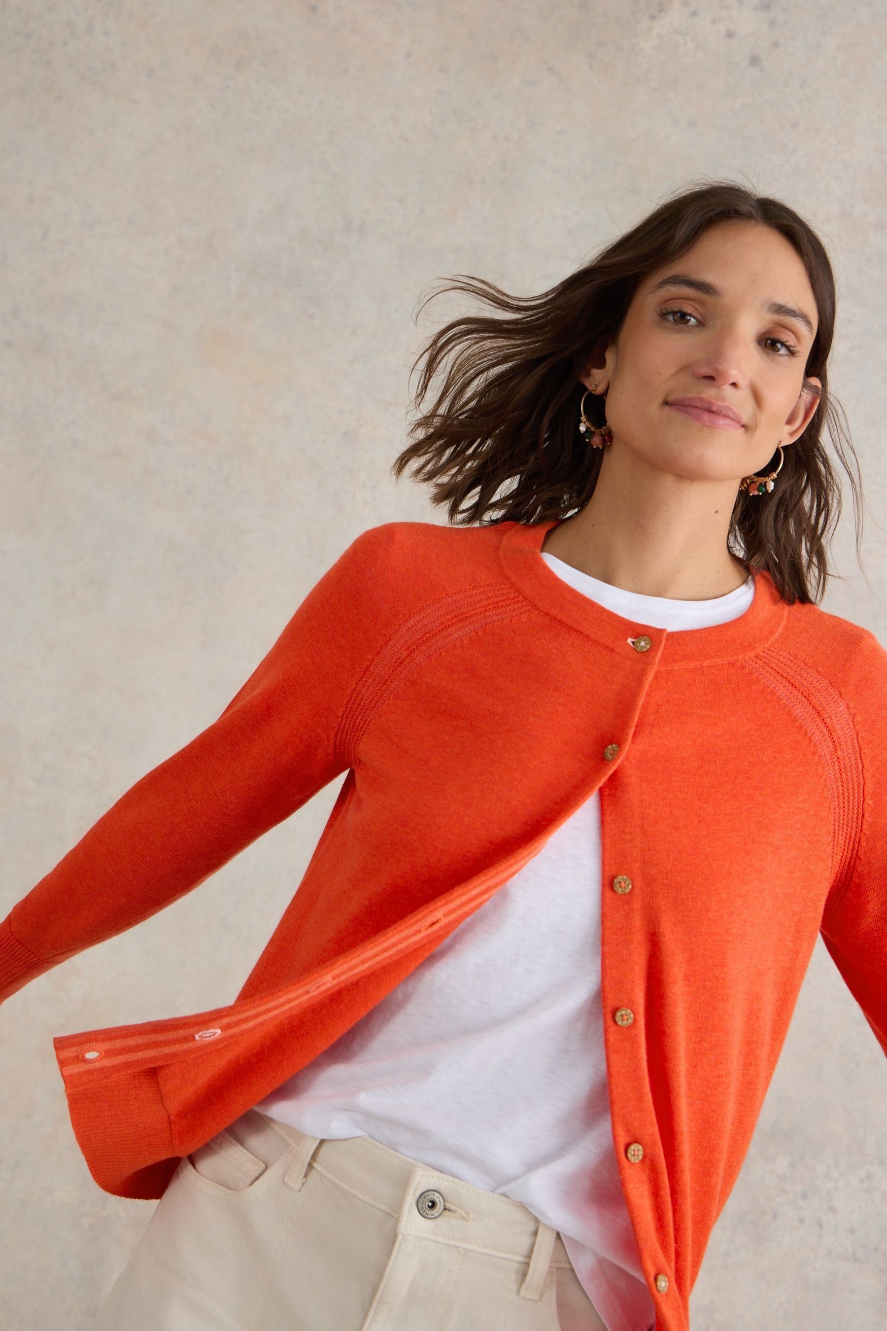 Orange cardigan next new arrivals