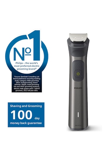 Philips Series 7000, 15-in-1 Multi Grooming Trimmer for Face, Head, and Body - MG7940/15