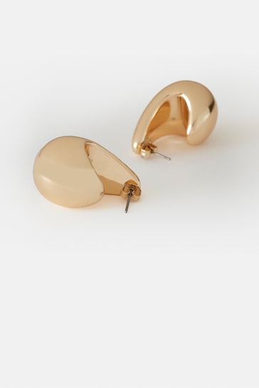 Mint Velvet Gold Tone Teardrop Earrings