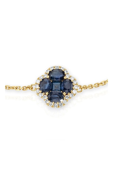 The Diamond Store Blue Alegria 1.01ct Sapphire and Diamond Bracelet