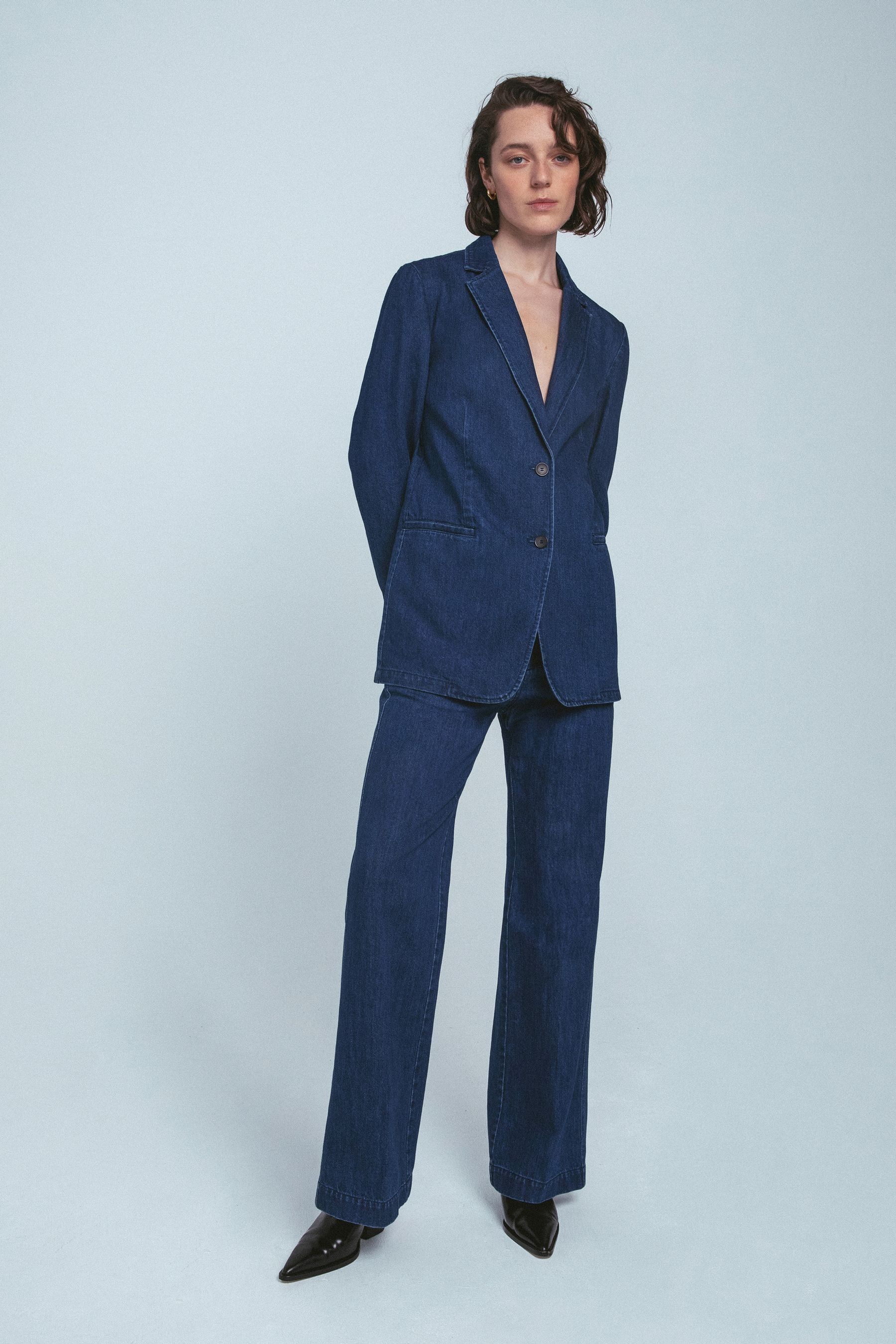 Buy Jigsaw Denim Blue Tailored Jacket from the Next UK online shop