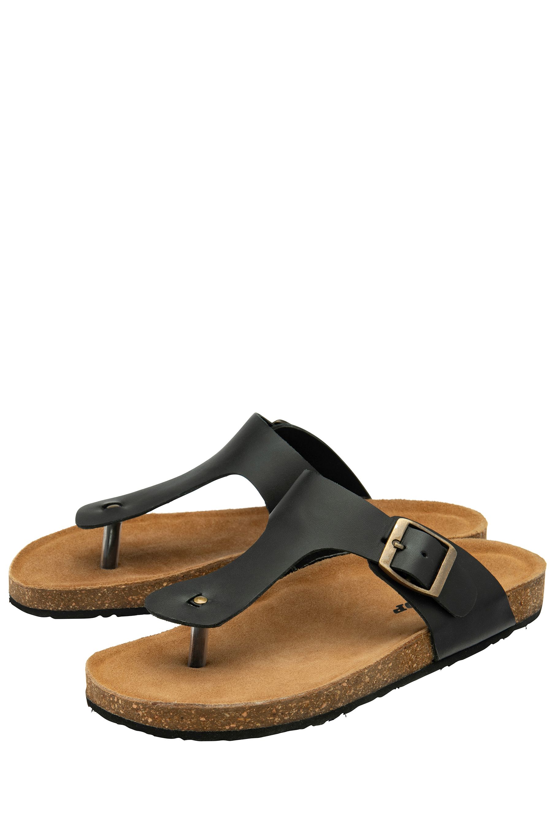Black toe post sandals uk sales