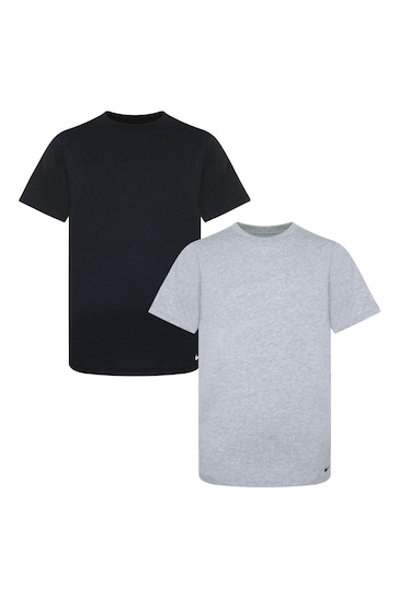 Nike Grey Little Kids Undershirt T-Shirts 2 Pack