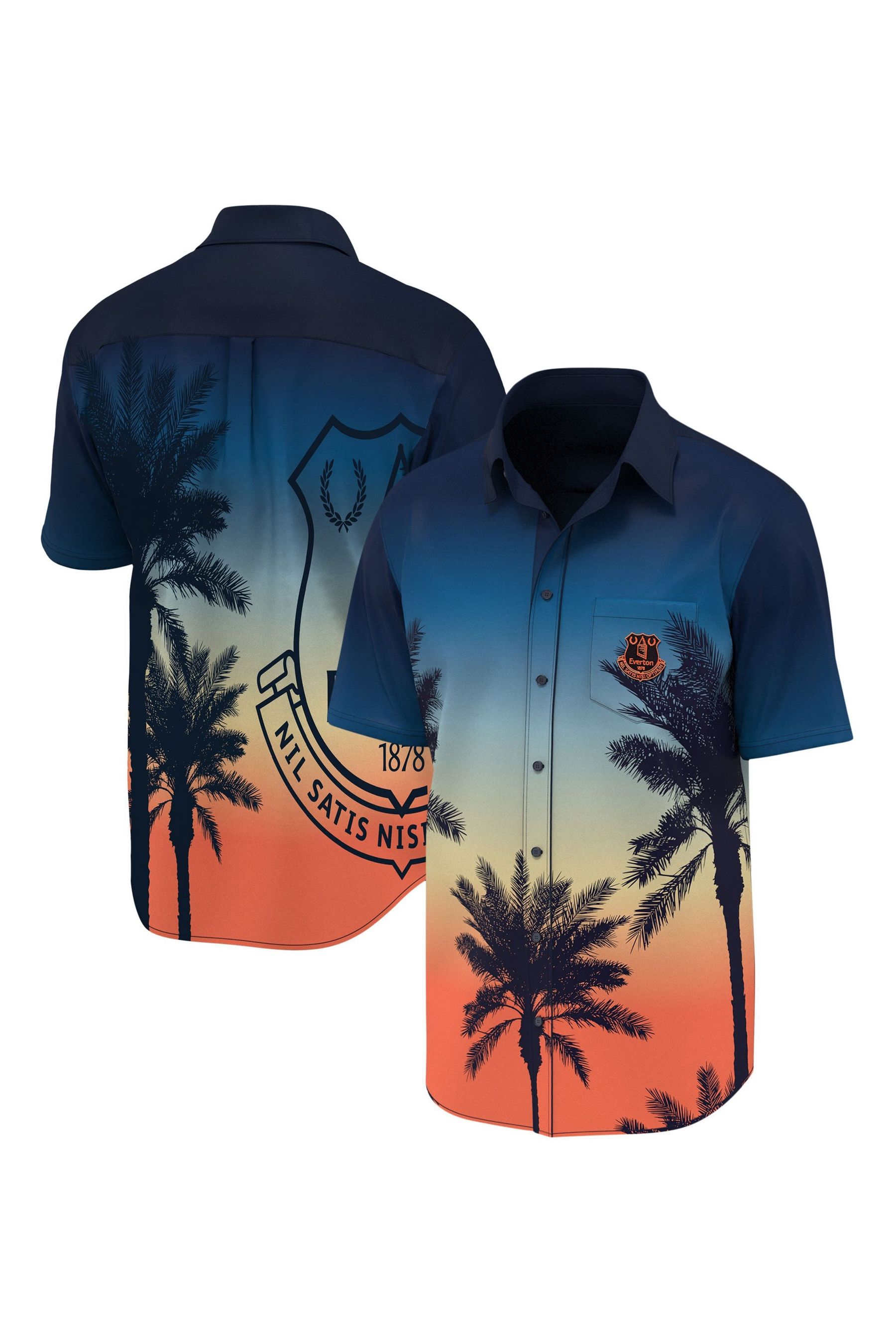 Buy adidas Blue Everton Hawaiian Shirt from the Next UK online shop