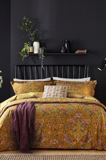 Morris & Co. Gold Seasons By May Duvet Cover Set