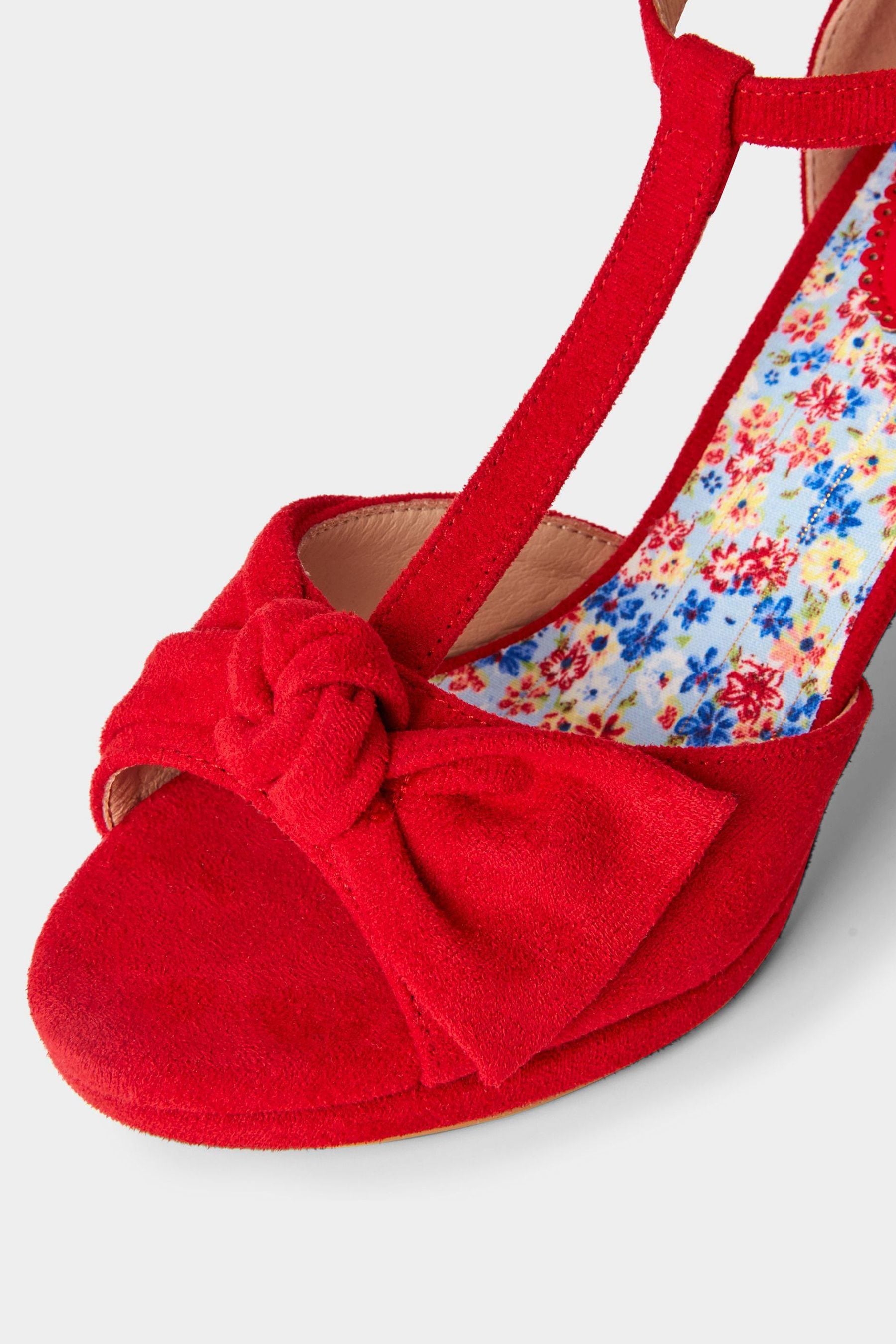 Red t bar heels online