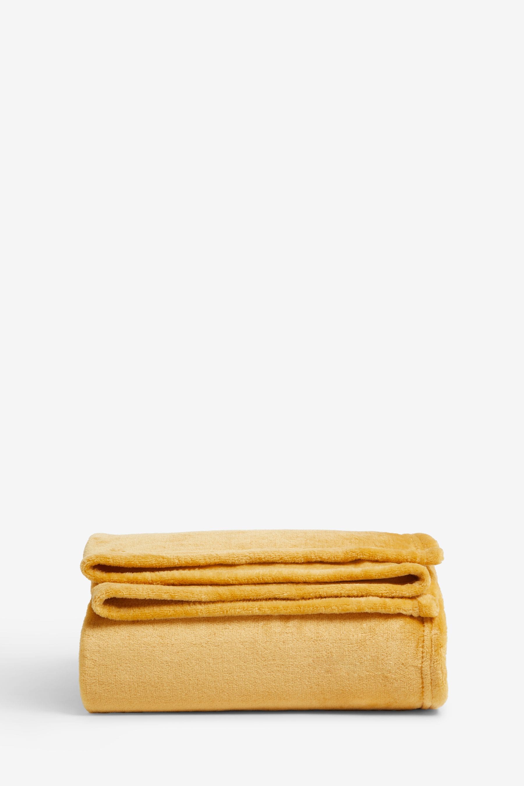 Wilko yellow throw on sale