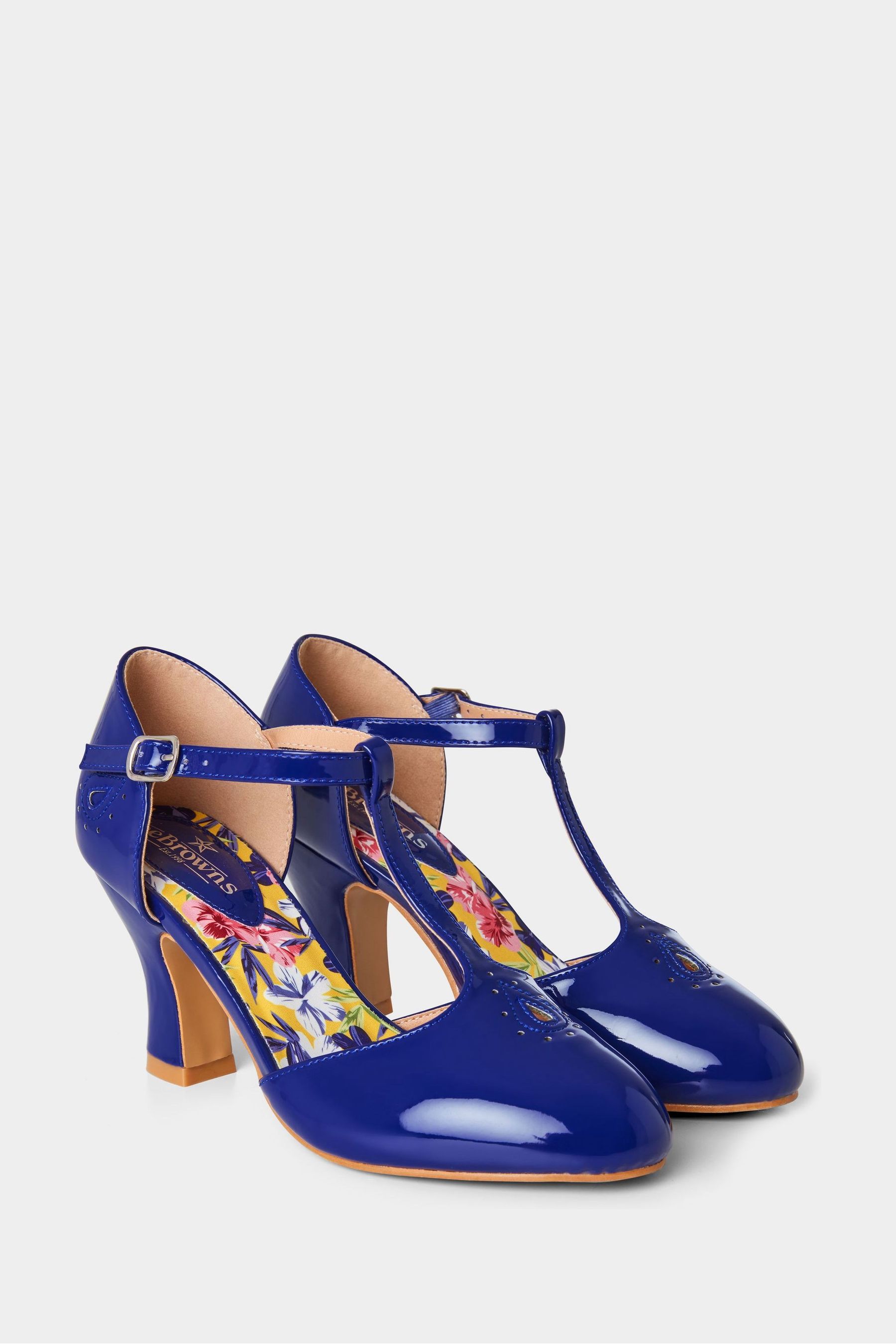 Blue vintage heels sales