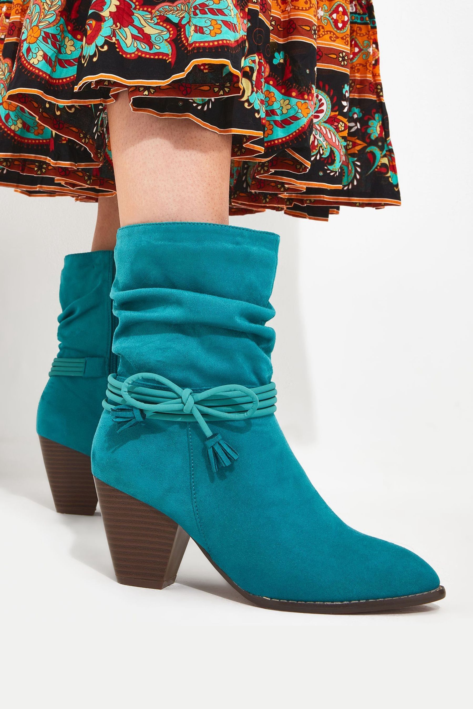 Teal booties discount