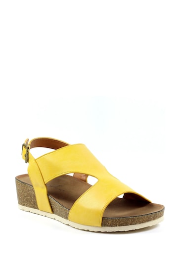 Lunar Yellow Mahon Mustard Sandals