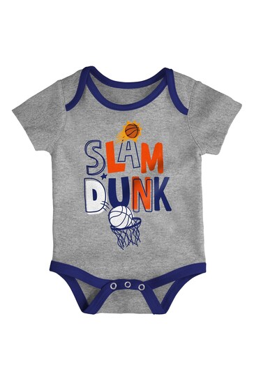 adidas Blue NBA Phoenix Suns Slam Dunk Bodysuit 3 Pack