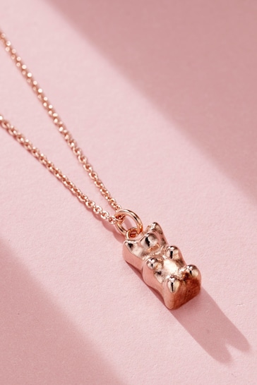 Personalised Gummy Bear Charm Necklace by Posh Totty