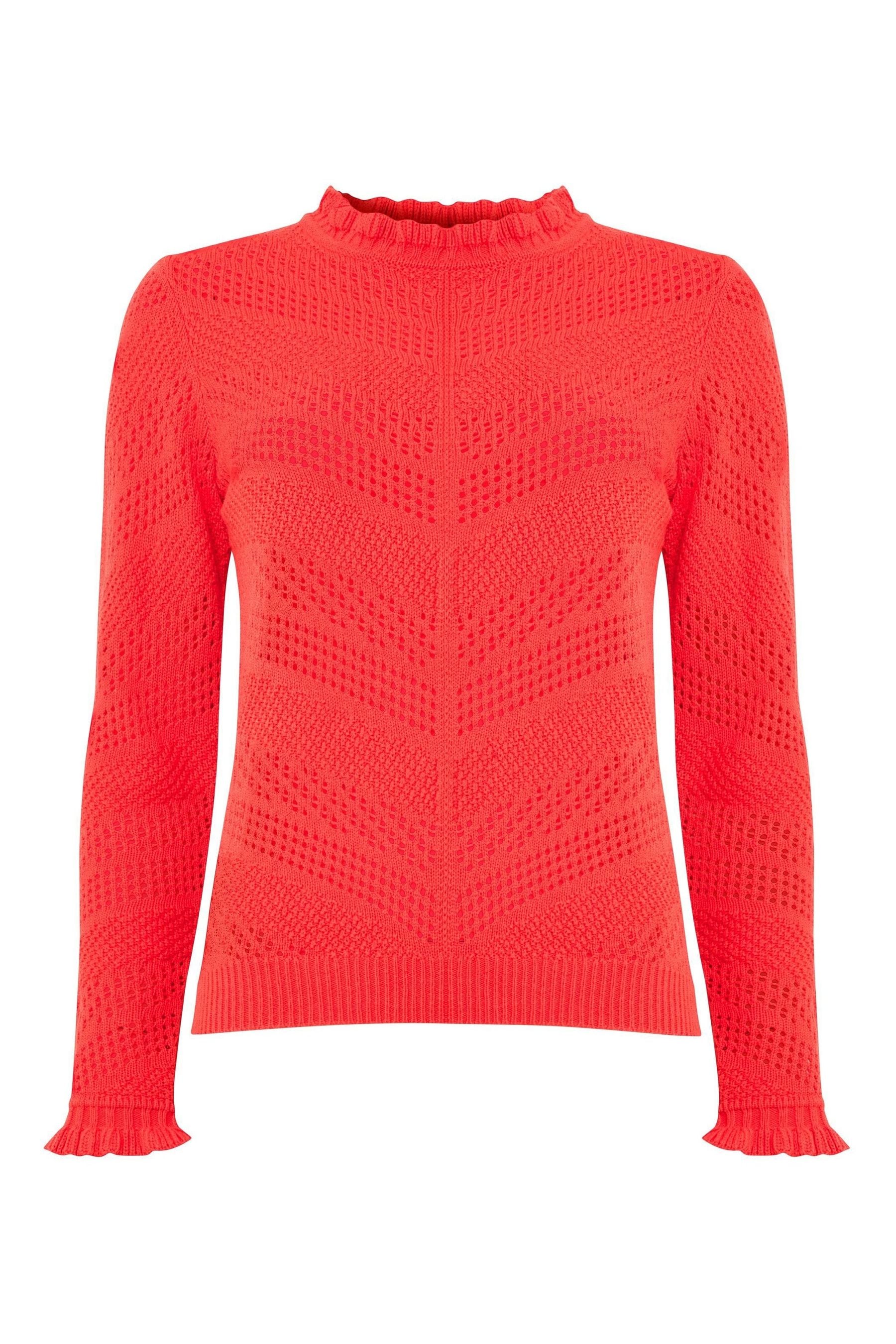 Frilly discount shirt jumper
