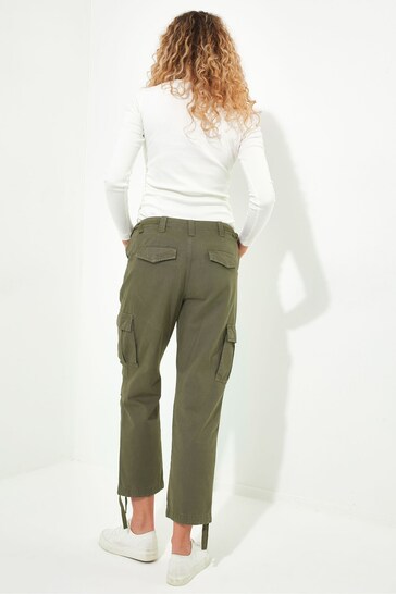 Joe Browns Green Relaxed Fit Cargo Joggers
