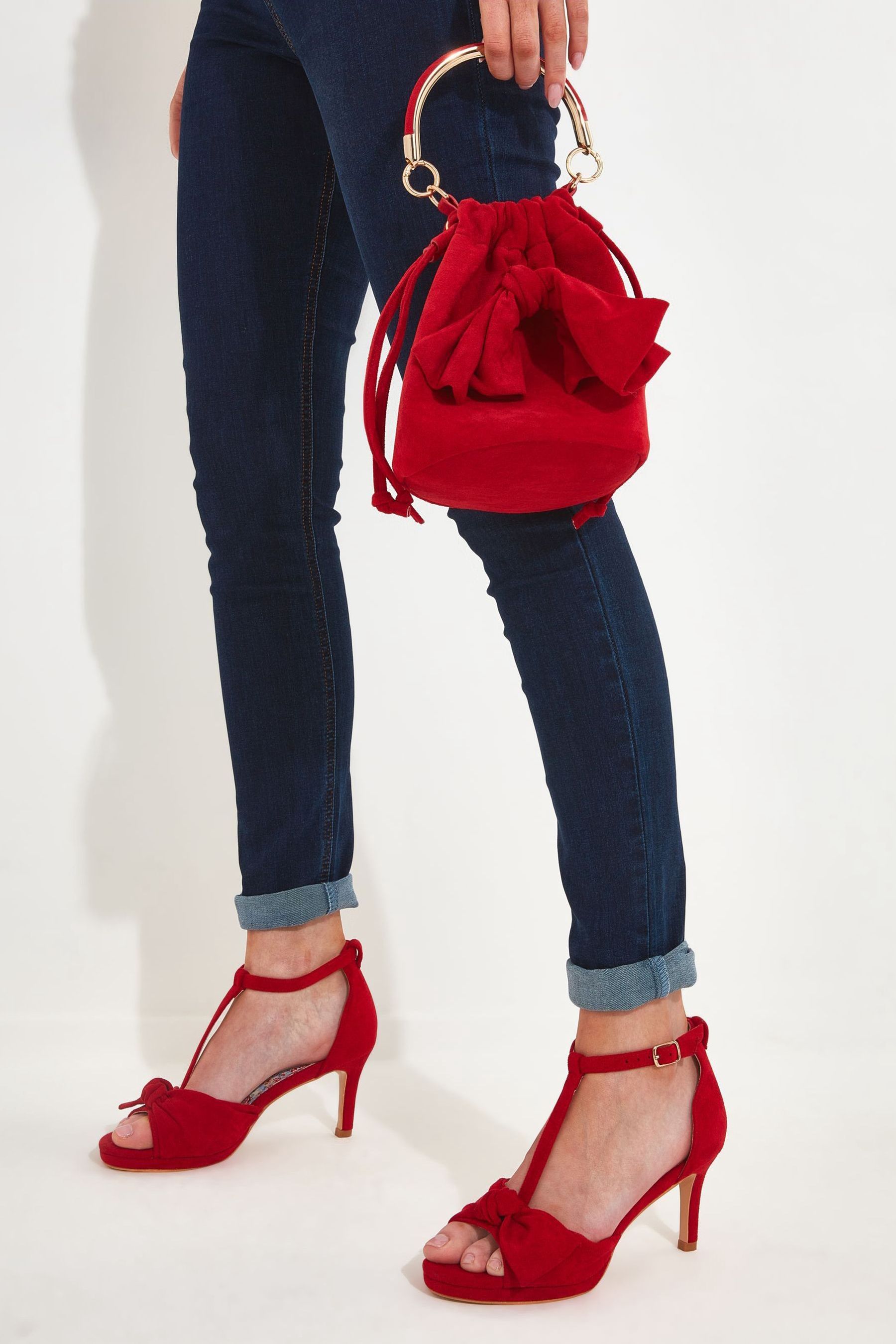 Red mini grab discount bag