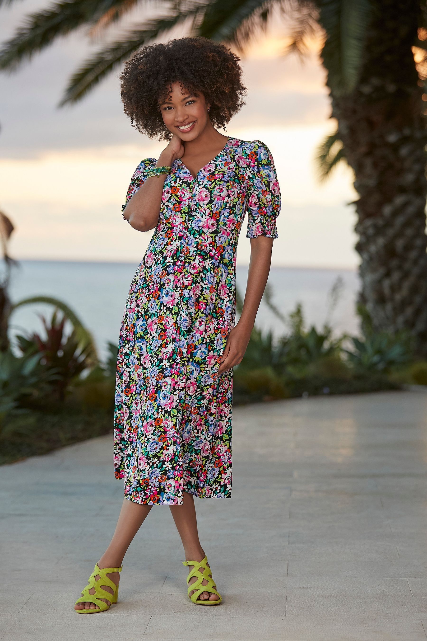 Spring floral sale midi dresses
