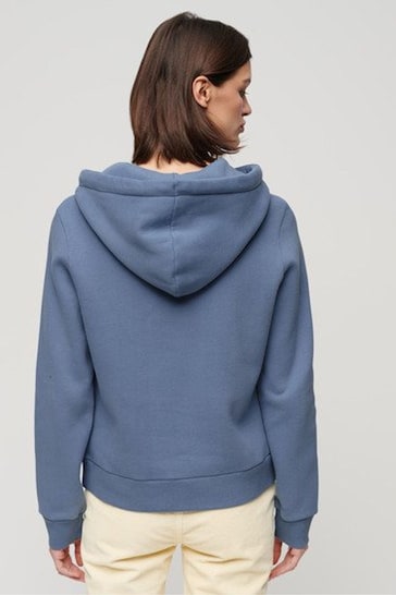 Superdry Blue Rainbow Logo Graphic Hoodie