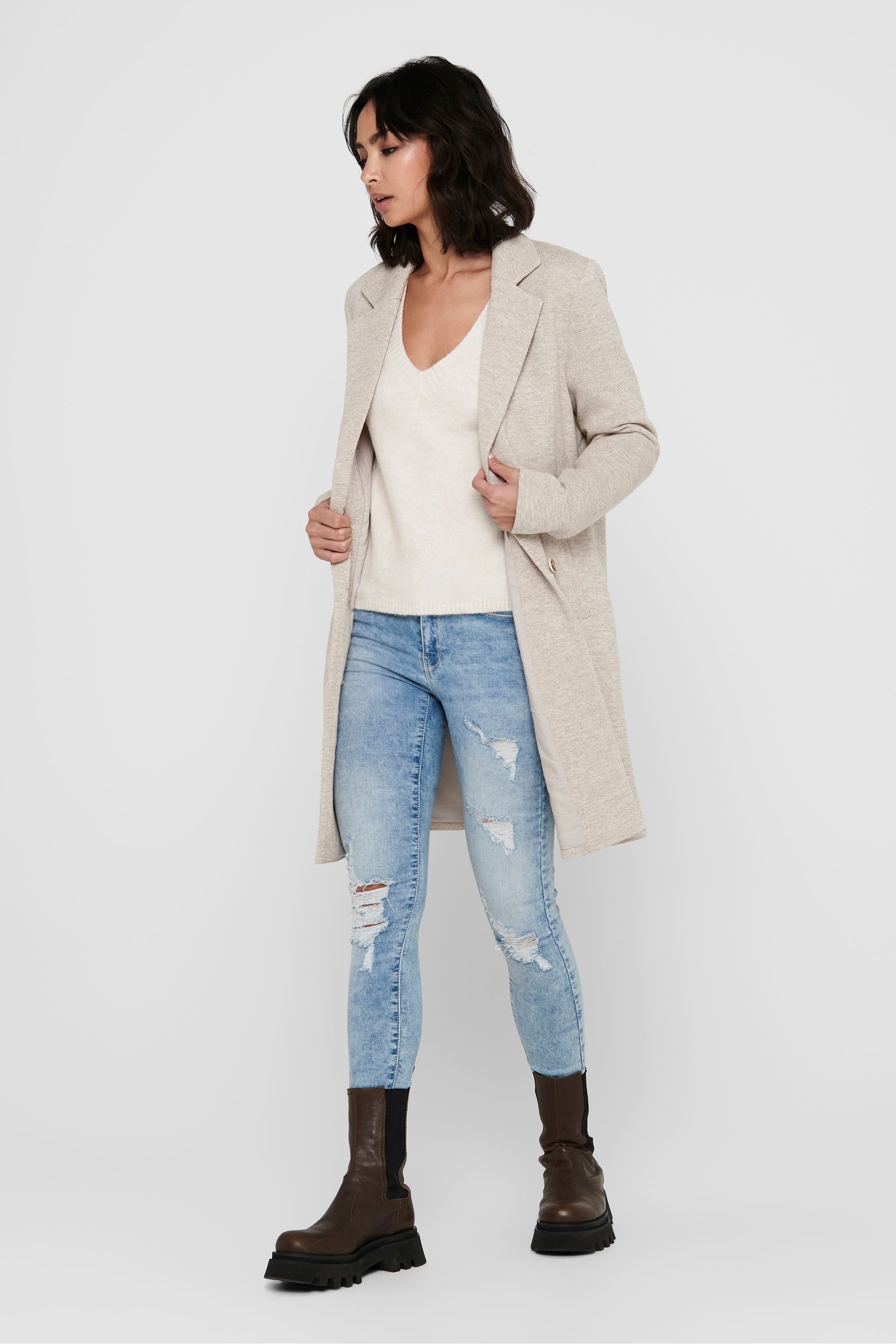 Cream coatigan top uk