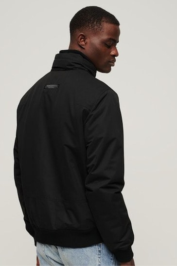 Superdry Black Sports Harrington Jacket
