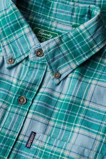 Superdry Blue Vintage Check Overshirt