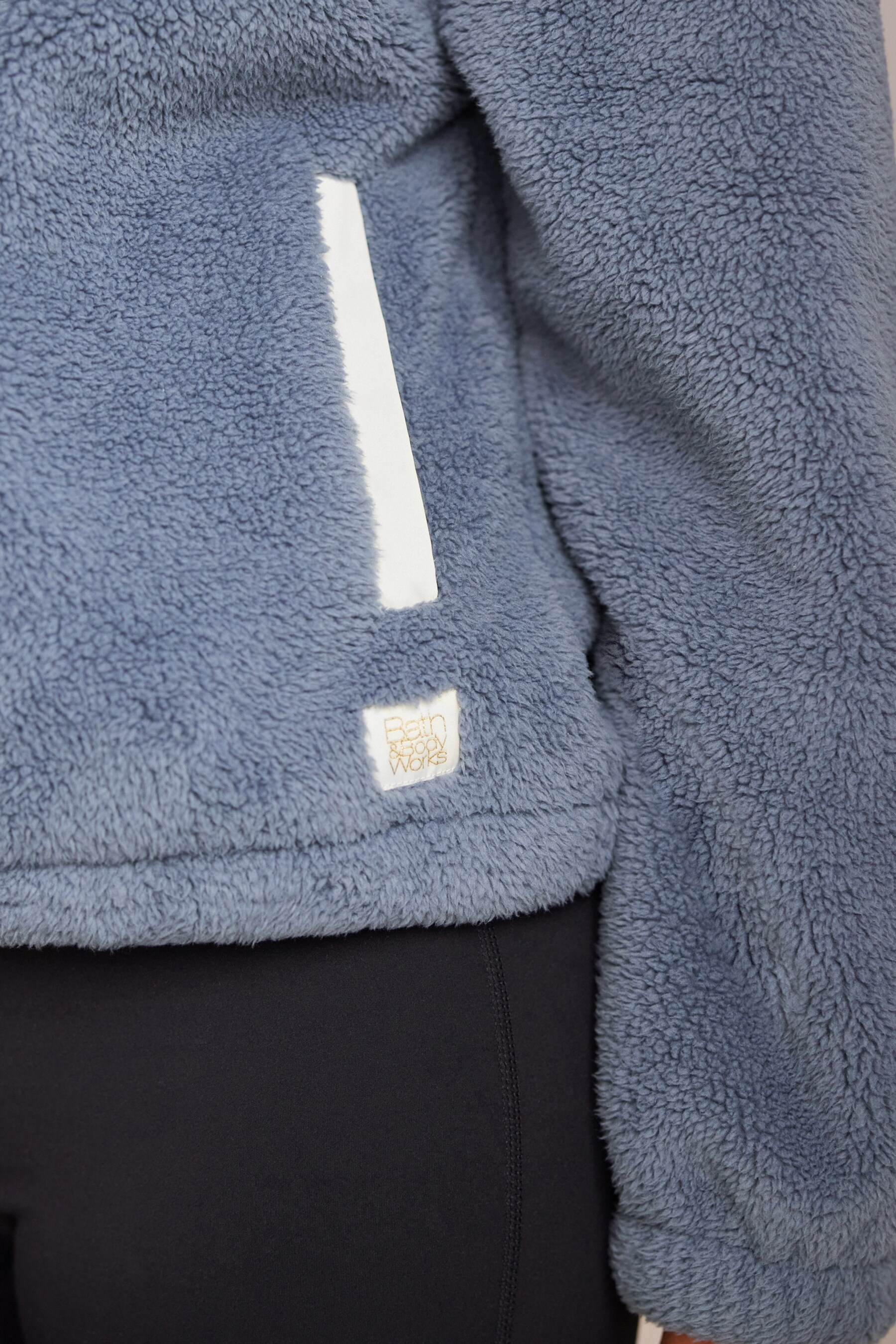 Bath Body Works Blue Borg Fleece Jumper