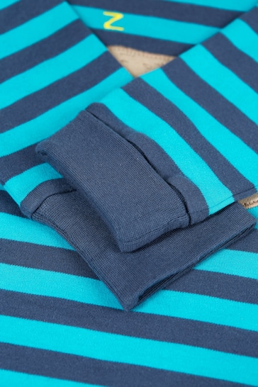 Frugi Blue Stripe Pyjama Set