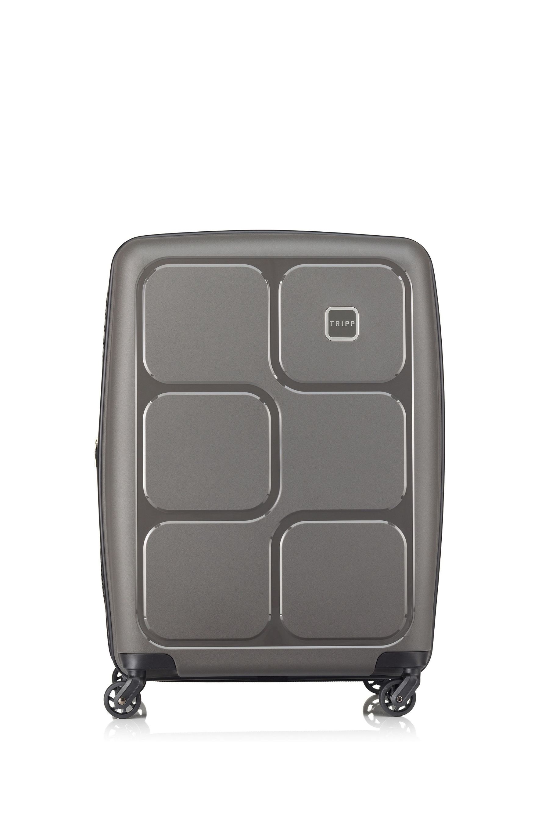 Buy Tripp Grey New World Medium 4 wheel 65cm Suitcase from the