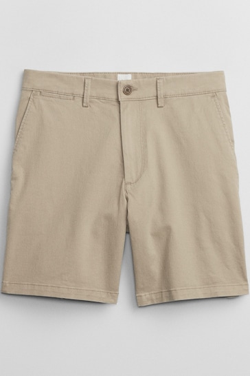 Gap Neutral 7" Chino Shorts
