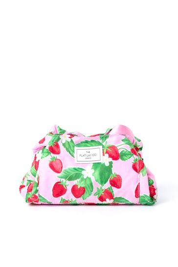 The Flat Lay Co. Open Flat Drawstring Makeup Bag