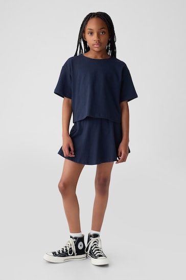 Gap Blue Skort Print Outfit Set (4-13yrs)